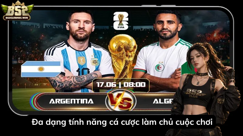 Đa dạng tính năng cá cược làm chủ cuộc chơi